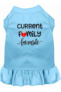 Mirage Pet Products Family Favorite Screen Print Dog Dress Baby Blue 4X