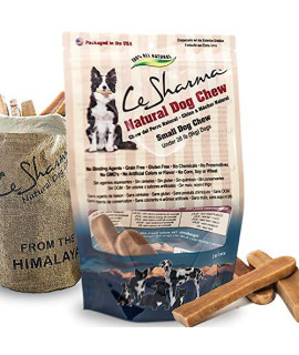 Le Sharma Yak Chews, Yak Cheese Himalayan Natural Dog Chews | Yak Milk Dog Chew, Healthy Dog Treats, Protein Rich, Low Odor, Long Lasting Dog Bones for Aggressive Chewers, 2 lb. Small Bulk Bag