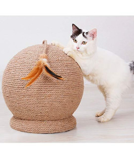 Lovepet Pet Cat Scratch Board Toy Cat Furniture Round Sisal Cat Scratching Column Cat Table Grinding Device Molar Supplies