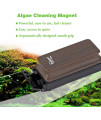 hygger Aquarium Strong Magnetic Cleaner Algae Magnet Cleaning Tool with Scraper Floating Brush for Fish Glass Tank M