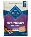 Blue Buffalo Health Bars Natural crunchy Dog Treats Biscuits Beef 16-oz Bag