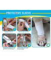PawFlex Protective Sleeve Tubular Cover - Bandages - for Dogs Cats and Other Pets First Aid Wound Care Comfortable Non-Adhesive Breathable & Water Resistant 12 Strips (yields 24-36 Covers)-(X-Large)