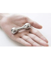 Polar Metals Solid Titanium Knucklebone Dexterity Toy | Anxiety Relief | Fidget Toys | Desk Accessories