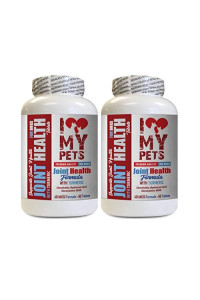 I LOVE MY PETS LLC Extend Joint Care for Dogs - Joint Health for Dogs - with Turmeric - MSM - Premium - Dog glucosamine Chews - 120 Treats (2 Bottles)