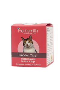 Herbsmith Bladder Care- Bladder Support for Cats- Urinary Tract Cat Supplement - Maintains Kidney Health for Cats- 75g