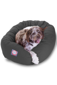 Majestic Pet 52 gray Sherpa Bagel Bed Products