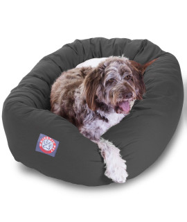 Majestic Pet 52 gray Sherpa Bagel Bed Products