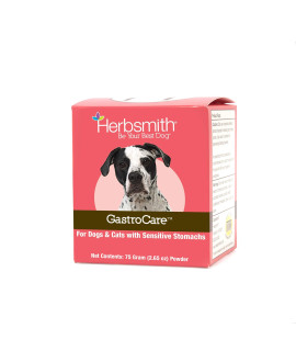 Herbsmith GastroCare - For Cats & Dogs with Sensitive Stomachs - Cat and Dog Digestive Support - Ease Canine and Feline Sensitive Stomach - 75g