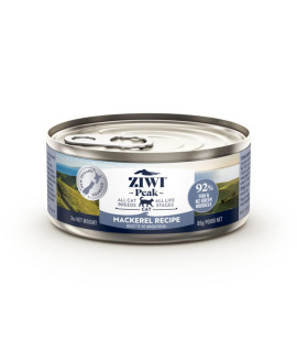 Ziwi Peak Canned Wet Cat Food - All Natural, High Protein, Grain Free, Limited Ingredient, With Superfoods (Mackerel, Case Of 24, 3Oz Cans)