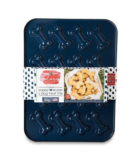 Nordic Ware Puppy Love Pan and Mix Set, 2-Piece, Blue