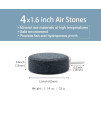 Wenshall 1.6 Inch Air Stone, Aquarium Air Stone, Air Stone for Fish Tank and Hydroponics Air Pump