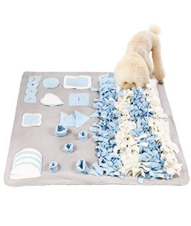 Stellaire Chern Snuffle Mat For Small Large Dogs Nosework Feeding Mat (394 X 394) Easy To Fill And Machine Washable Training Mats Pet Activitytoyplay Mat, Great For Stress Release - L