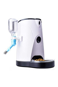 4L Automatic Pet Feeder, Smart Pet Automatic Waterer, Two-Way Intercom, Two Power Supply Modes