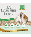 Small Pet Select Premium Natural Aspen Bedding, Animal Bedding for Small Indoor and Outdoor Pets, Made in The USA, Jumbo Size 226 L (2 Pack, 113 L Each)