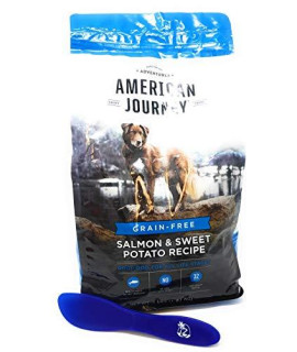 American Journey Dry Dog Food 4lbs (Salmon and Sweet Potato) and Especiales Cosas Spatula