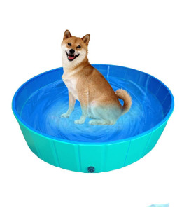 Foldable Dog Bath Pool Swimming Portable Kiddie Pool Collapsible Bathing Tub For Dogs Cats Kids