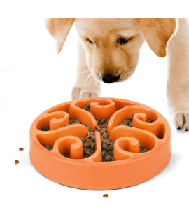 Jasgood Slow Feeder Dog Bowl Slow Eat Feeder For Fun Slow Feeding Interactive Bloat Stop Dog Bowls
