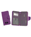 Kenchii Shear & Scissor Case Hold 5 Beauty or Grooming Shears KEL5Z (Purple)