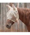 Cashel Economy Horse Fly Mask with Ears, Gold, Horse