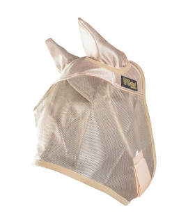Cashel Economy Horse Fly Mask with Ears, Gold, Yearling