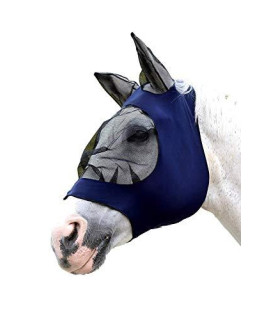 Weatherbeeta Stretch Eye Saver With Ears (Pony Navyblack)