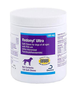 Dechra Redonyl Ultra Soft Chews 100 mg for Dogs 120 Count