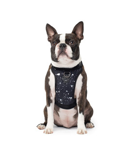 Canada Pooch No Pull Dog Harness Adjustable Dog Harness for Walking Dogs Seat Belt Harness, Front & Back D-Rings for Comfort & Control - Splatter / L