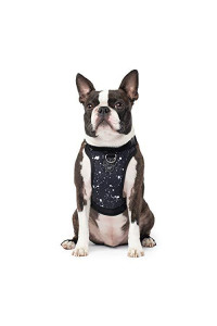 Canada Pooch No Pull Dog Harness Adjustable Dog Harness for Walking Dogs Seat Belt Harness, Front & Back D-Rings for Comfort & Control - Splatter / M