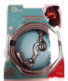 Pet Trends 15 Foot Heavy Duty Cable Tie Out
