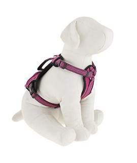 Dog Harness Kong Reflective Pocket Large Pink