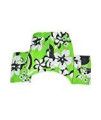 Pooch Outfitters Pattaya Dog Swim Trunks - Green (X-Small)