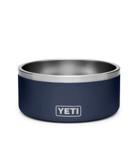 YETI Boomer 8, Stainless Steel, Non-Slip Dog Bowl, Holds 64 Ounces, Navy
