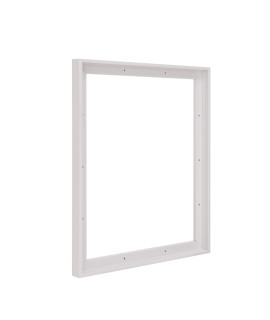 Pixy canvas 22x28 inch Floater Frame for canvas Paintings, Wood Panels, canvas Panels Stretched canvas Boards Floating Frame fits 58, 34 max 78 Deep Artwork (White, 22 x 28 inch)
