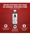 Underwood Horse Medicine Topical Wound Spray - 16 oz Refill Wound Care Spray for Faster Healing of Scrapes, Cuts, and Wounds - Antibacterial Spray Solution for Equine, Pets, and Other Farm Animals