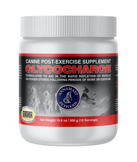 Annamaet Glycocharge - Post-Exercise Supplement for Canine Athletes and Working Dogs - with Maltodextrins to Help Replenish Muscle Glycogen for Faster Recovery - 300 g
