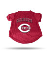 Rico Industries MLB Cincinnati Reds Pet Tee ShirtPet Tee Shirt Size M, Team Colors, Size M