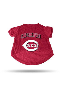Rico Industries MLB Cincinnati Reds Pet Tee ShirtPet Tee Shirt Size M, Team Colors, Size M