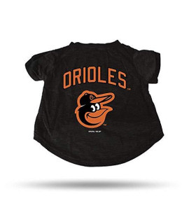 Rico Industries MLB Baltimore Orioles Pet Tee Shirt, Size M, Team Color