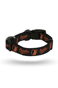 Rico Industries MLB Baltimore Orioles Pet CollarPet Collar Small, Team Colors, Small
