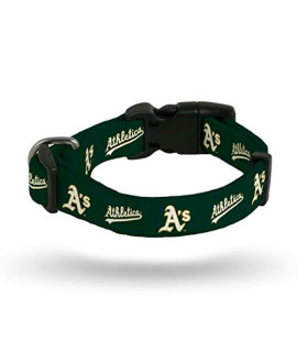Rico Industries MLB Oakland Athletics Pet CollarPet Collar Medium, Team Colors, Medium