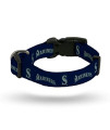 Rico Industries MLB Seattle Mariners Pet CollarPet Collar Small, Team Colors, Small