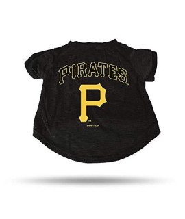 Rico Industries MLB Pittsburgh Pirates Pet Tee ShirtPet Tee Shirt Size S, Team Colors, Size S