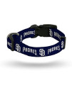 Rico Industries MLB San Diego Padres Pet CollarPet Collar Large, Team Colors, Large