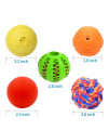 Volacopets 5 Different Functions Interactive Dog Toys, Dog Puzzle Toys, Dog Balls for Medium Large Dogs, Food Treat Dispensing Dog Toys
