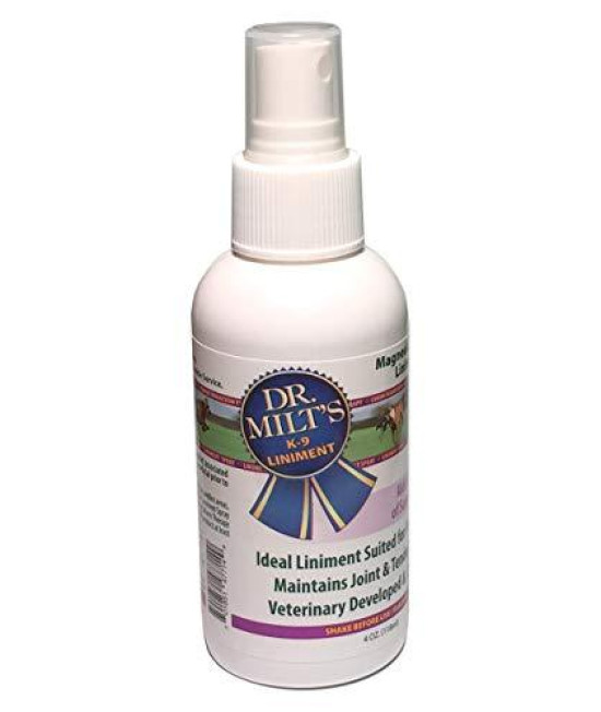 Dr. Milt's Dog Pain Away Ointment, Anti INFLAMMATORY for Hip and Joint Health. 1-4oz Spray