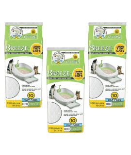 Tidy Cat Breeze Refill Pads,10 ct. (Pack of 3)