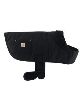 Carhartt Firm Duck Insulated Dog Chore Coat Black , Medium