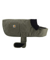 Carhartt Firm Duck Insulated Dog Chore Coat Army Green/Brass , Medium