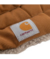Carhartt Firm Duck Sherpa Top Dog Napper Pad, Carhartt Brown, Large