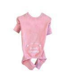 DOGGIE DESIGN Sweet Dreams Embroidered Dog Pajamas - Pink